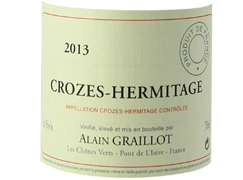 Domaine Alain Graillot - Crozes Hermitage - Rouge - 2013