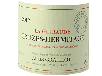 Domaine Alain Graillot - Crozes Hermitage - La Guiraude - Rouge - 2012