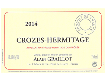 Domaine Alain Graillot - Crozes-Hermitage - Rouge - 2014