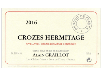 Domaine Alain Graillot - Crozes-Hermitage - Blanc - 2016
