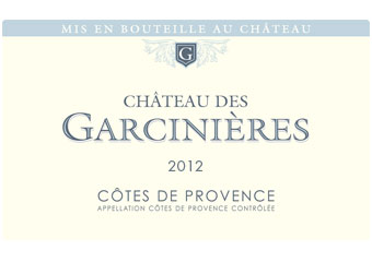 Château des Garcinières - Côtes de Provence - Tradition - Rosé 2012