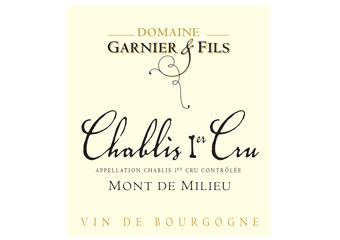 Domaine Garnier et Fils - Chablis 1er Cru - Mont de Milieu Blanc 2011