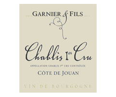 Domaine Garnier et Fils - Chablis 1er Cru - Côte De Jouan - Blanc - 2014