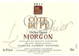 Laurent Gauthier - Morgon Côte de Py - Vieilles Vignes Rouge 2011