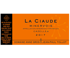 Domaine Gros-Tollot - Minervois - La Ciaude - Rouge - 2017