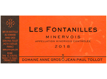 Domaine Anne Gros & Jean-Paul Tollot - Minervois - Les Fontanilles - Rouge - 2018
