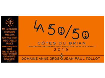 Domaine Anne Gros & Jean-Paul Tollot - Côtes du Brian IGP - Le 50/50 - Rouge - 2019