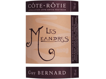 Domaine Guy BERNARD - Côte-Rôtie - Les Méandres - Rouge - 2012