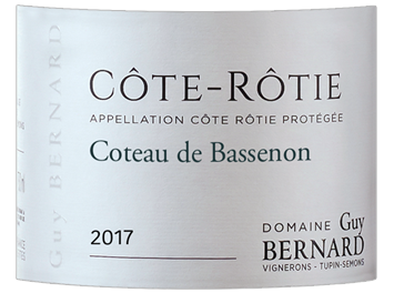 Domaine Guy BERNARD - Côte Rôtie - Coteau de Bassenon - Rouge - 2017