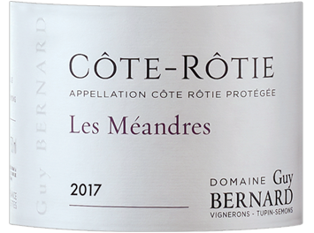 Domaine Guy BERNARD - Côte Rôtie AOC - Les Méandres - Rouge - 2017