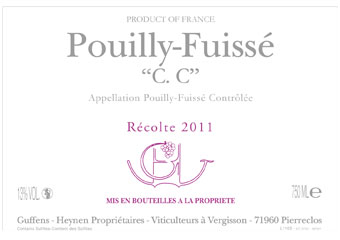 Domaine Guffens-Heynen - Pouilly-Fuissé - CC Blanc 2011