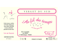 Verget du Sud - Vin de France - Au fil du Temps - Magnum - Rosso