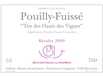 Domaine Guffens-Heynen - Pouilly-Fuissé - Tris des Hauts des Vignes - Blanc - 2009