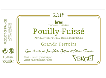 Verget - Pouilly-Fuissé - Grands Terroirs - Blanc - 2018
