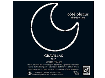 Clos du Gravillas - Vin de France - Côté obscur - Rouge - 2015