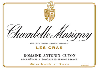 Domaine Antonin Guyon - Chambolle-Musigny - Les Cras - Rouge 2010
