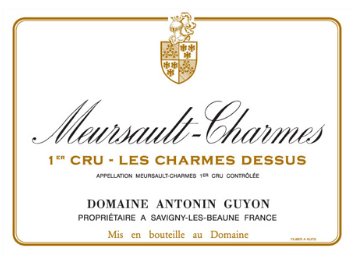 Domaine Antonin Guyon - Meursault-Charmes Premier Cru - Les Charmes Dessus - Blanc - 2007