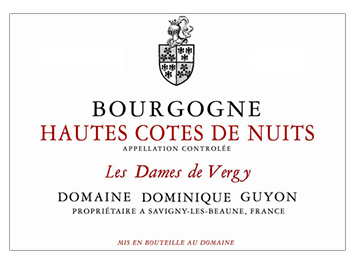 Domaine Dominique Guyon - Bourgogne Hautes Côtes de Nuits - Les Dames de Vergy - Rouge - 2018