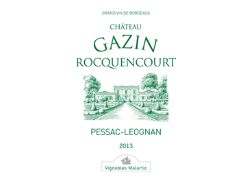 Château Gazin Rocquencourt - Pessac-Léognan - Blanc - 2013