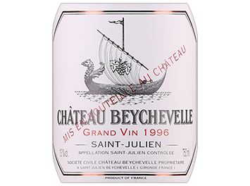 Château Beychevelle - Saint-Julien - Château Beychevelle - Rouge - 1996