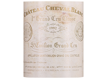 Château Cheval Blanc - Saint-Emilion Grand Cru - Rouge - 1992
