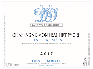 Domaine Henri Darnat - Chassagne-Montrachet 1er cru - Les Chaumées - Blanc - 2017
