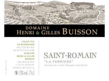 Domaine Henri et Gilles Buisson - Saint-Romain - La Perrière - Blanc 2013