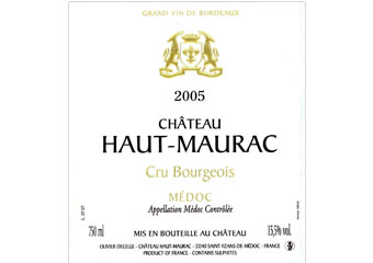 Château Haut-Maurac - Médoc - Rouge 2005