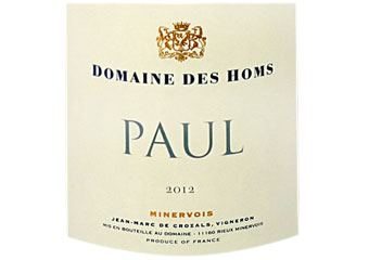 Domaine des Homs - Minervois - Paul Rouge 2012