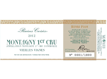 Domaine Henri Pion - Montagny 1er Cru - Blanc - 2012