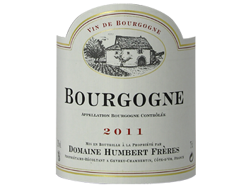 Domaine Humbert Frères - Bourgogne - Pinot Noir - Rouge - 2011