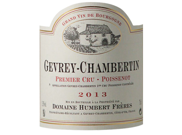 Domaine Humbert Frères - Gevrey-Chambertin 1er cru - Poissenot - Rouge - 2013