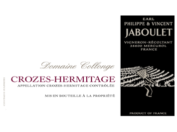 Philippe et Vincent Jaboulet - Crozes-Hermitage - Domaine Collonge - Rouge - 2011