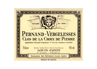 Louis Jadot - Pernand-Vergelesses 1er Cru - Croix de Pierre Rouge 2008