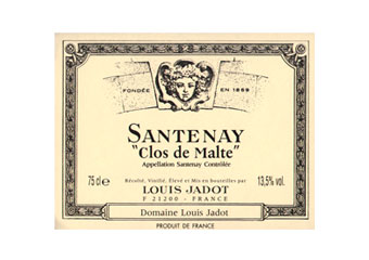 Louis Jadot - Santenay - Clos de Malte Blanc 2009