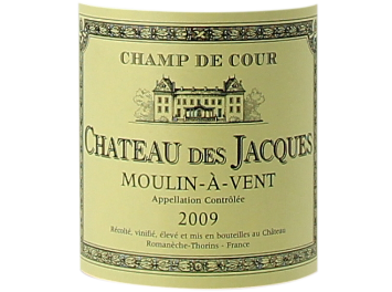 Château des Jacques - Moulin à Vent - Champ de Cour - Rouge - 2009