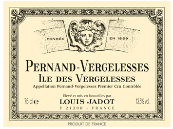 Louis Jadot - Pernand-Vergelesses - Ile des Vergelesses - Rouge - 2012