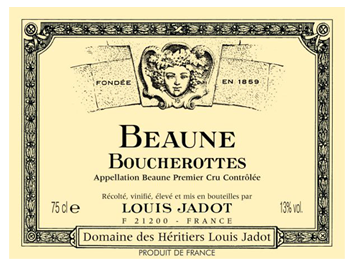 Louis Jadot - Beaune 1er cru - Boucherottes - Rouge - 2010