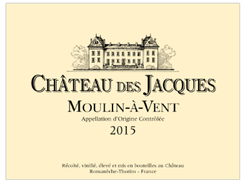 Château des Jacques - Moulin-à-Vent - Rouge - 2015