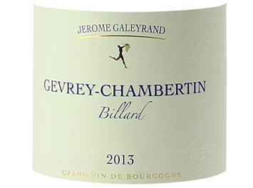 Jérôme Galeyrand - Gevrey-Chambertin - Billard - Rouge - 2013