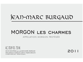 Domaine Jean Marc Burgaud - Morgon - Les Charmes Rouge 2011