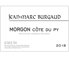 Domaine Jean Marc Burgaud - Morgon - Côte du Py - Rouge - 2018