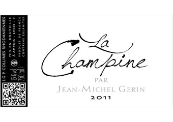 Jean Michel Gerin - IGP des Collines Rhodaniennes - La Champine Rouge 2011
