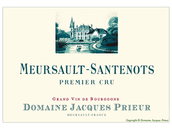 Domaine Jacques Prieur - Meursault 1er Cru - Santenots - Blanc - 2015