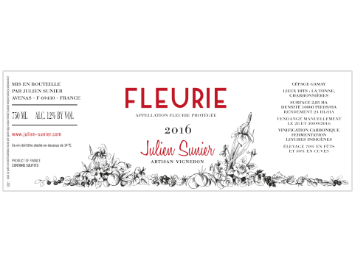 Domaine Julien Sunier - Fleurie - Rouge - 2016