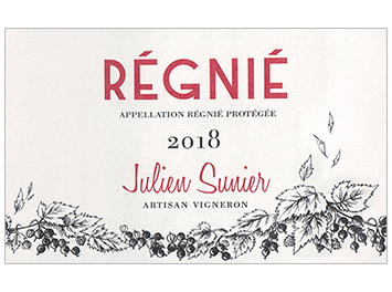 Domaine Julien Sunier - Régnié - Rouge - 2018