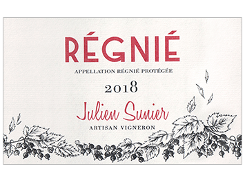 Domaine Julien Sunier - Régnié - Rouge - 2018