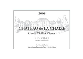 Château de la Chaize - Brouilly - Vieilles Vignes Rouge 2008