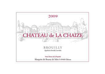 Château de la Chaize - Brouilly - Rouge 2009
