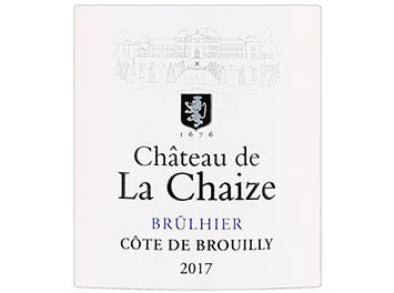 Château de la Chaize - Côte de Brouilly - Brûlhier - Rouge - 2017